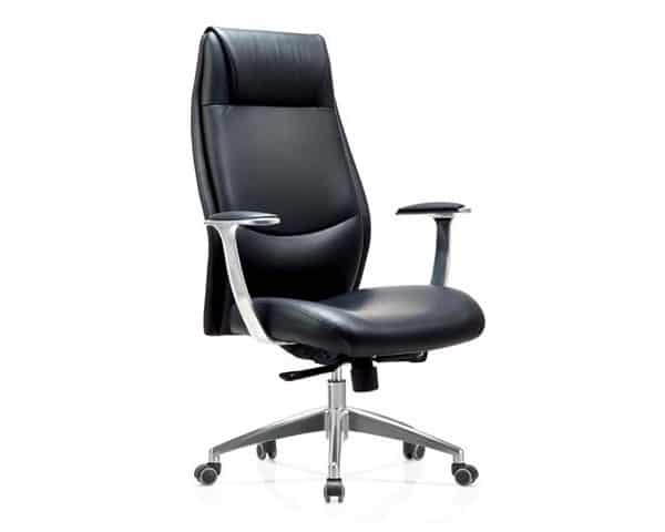 FAUTEUIL DOSSIER HAUT PU 8845H NOIR 69*65*118