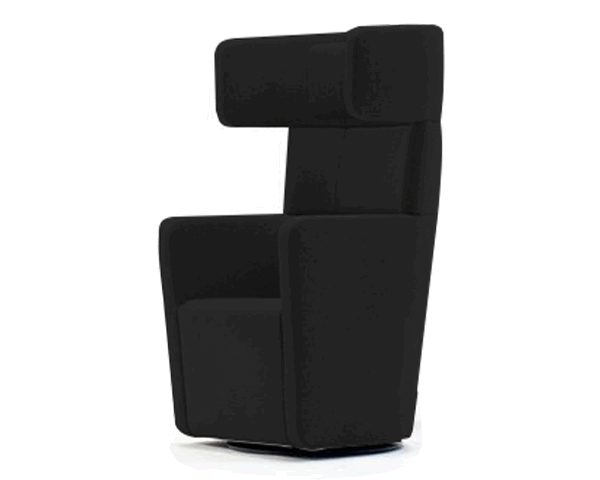 SALON TISSU 1 PLACE H5119 NOIR DESTOCKAGE