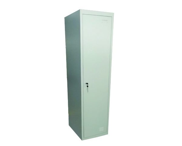ARMOIRE METAL VESTIAIRE 1 PORTE CC-A1T GRIS 1850*380*450 TOLE 0.6