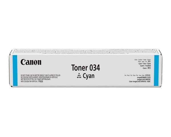 TONER CANON 034 CYAN COPIEUR IRC 1225