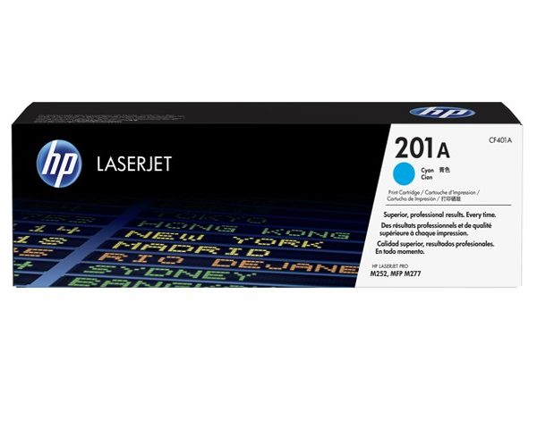 TONER HP 201A CYAN CF401 POUR HP LJ 252, MFP M277