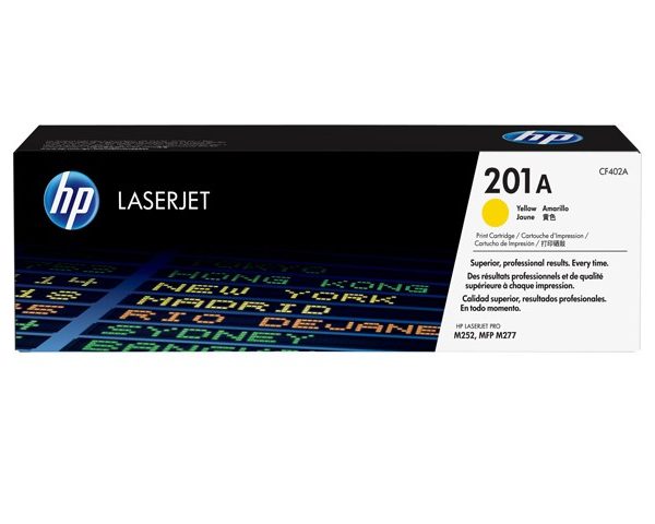 TONER HP 201A YELLOW CF402 POUR HP LJ 252, MFP M277