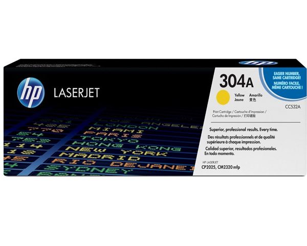 TONER HP CC 532 A POUR 2025 YELLOW