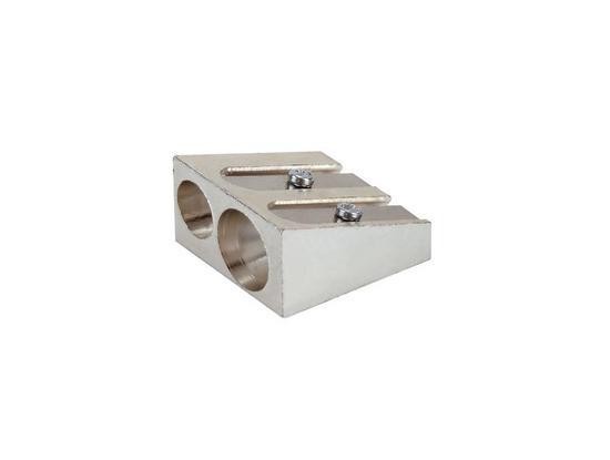 TAILLE CRAYON METAL 2 TROUS DESTOCKAGE