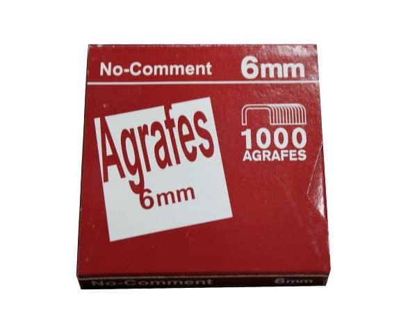 AGRAFES NO COMMENT 6MM