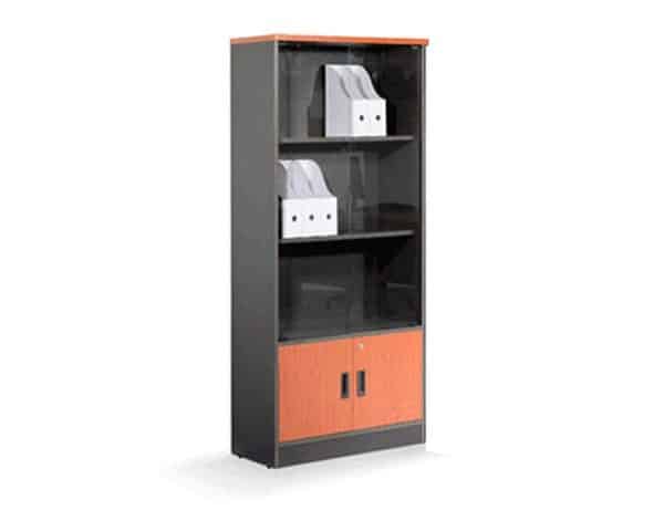 MEUBLE DE RGMT HAUT 2P SEMI VIT NIKKO NS84BK 173*81*35 CHERRY SS BUR