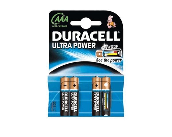 PILE DURACELL AAA LR03 PQT DE 4