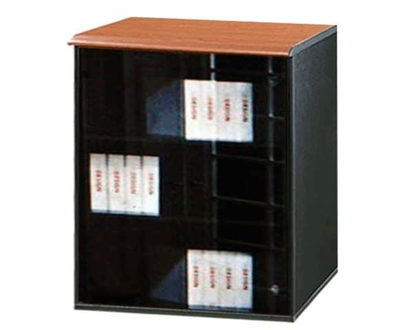 MEUBLE DE RGMT MOYEN 2P VIT STC 812G 80x41x117 LIGHT CHERRY SS BUR