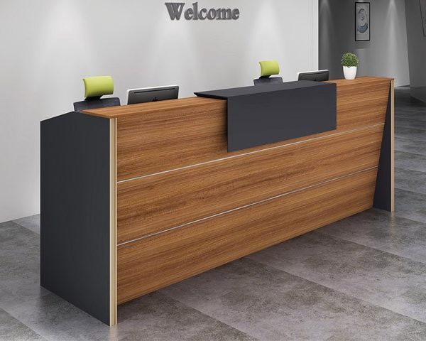 COMPTOIR DE RECEPTION HBZ02-2308 2380*830*1150 SA19+LIGHT GREY