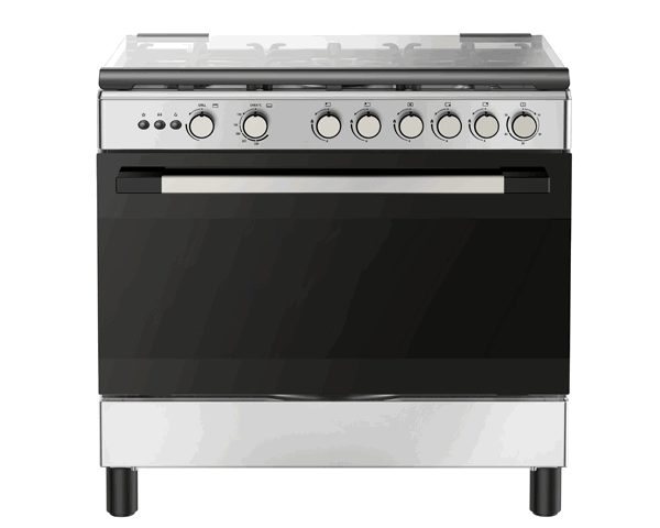 CUISINIERE 5 FEUX MIDEA 90X60-5G030 INOX