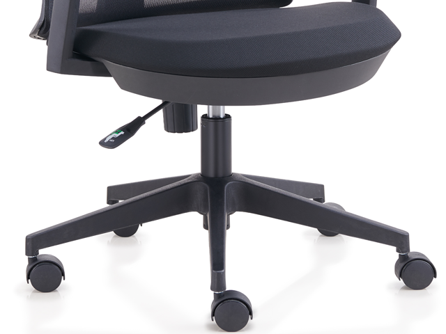 FAUTEUIL SECRETAIRE A MAILLE D1-808BB NOIRE 63*67*97