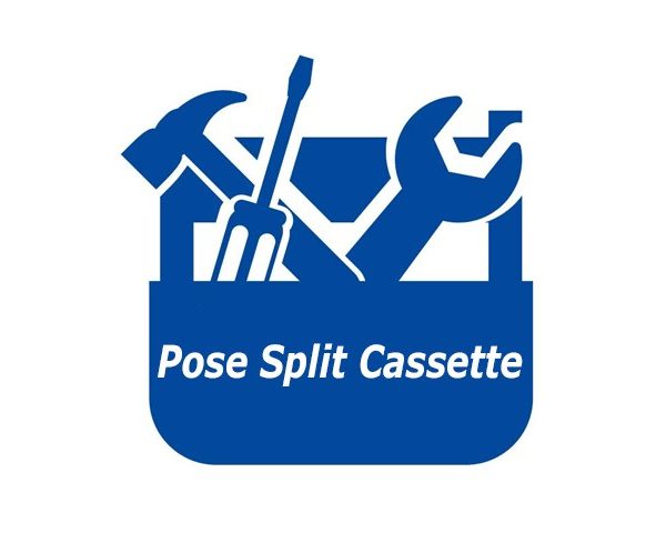 POSE SPLIT CASSETTE+ACCESSOIRE 18000BTU et 24000BTU