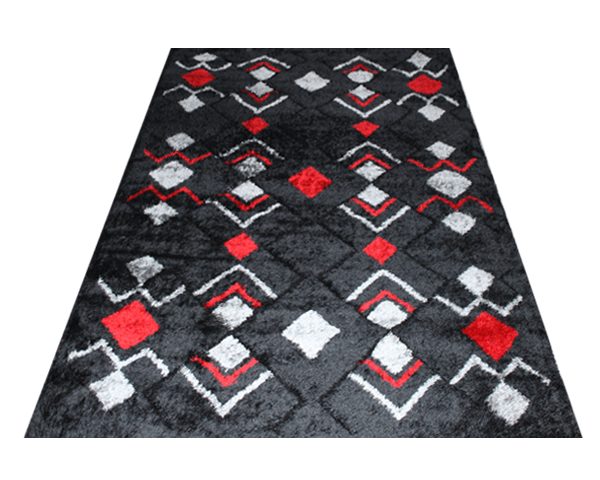 MOQUETTE RENK 200*290 3443 A ROUGE/NOIR/GRIS