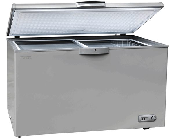CONGELATEUR HORIZONTAL COFFRE 500L FINIX BD(W)-450 GRIS 130X67X83