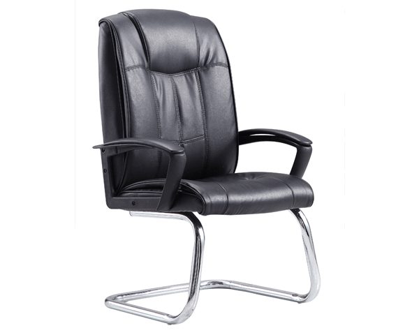 FAUTEUIL VISITEUR PU 629V NOIR