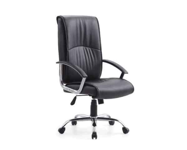 FAUTEUIL DOSSIER HAUT PU 111H NOIR