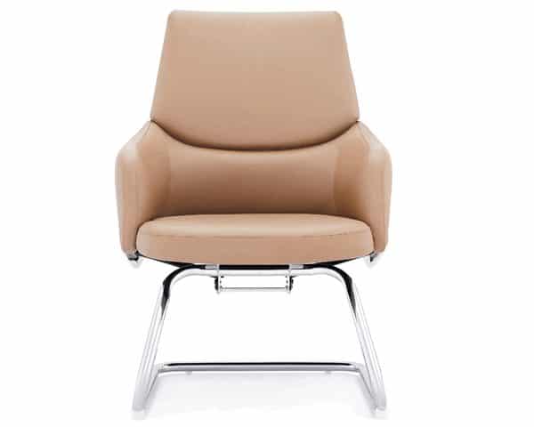 FAUTEUIL VISITEUR PU YS-1523C MARRON 98*69*66