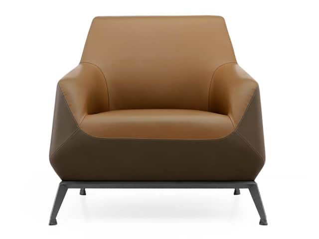 SALON DE BUREAU 5 PLACES SF-186 MARRON 194*79*80