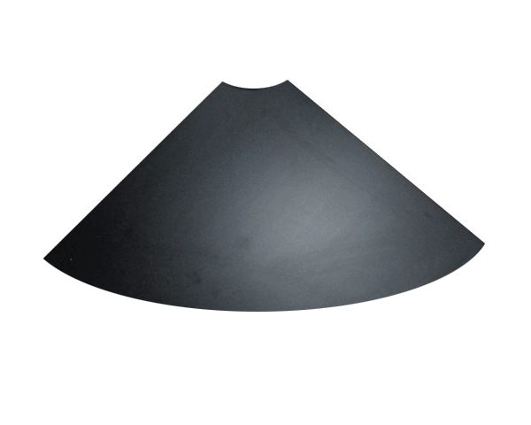 COIN DE TABLE BL RCNT90-750 ( 750x750x25 ) COULEUR NOIR