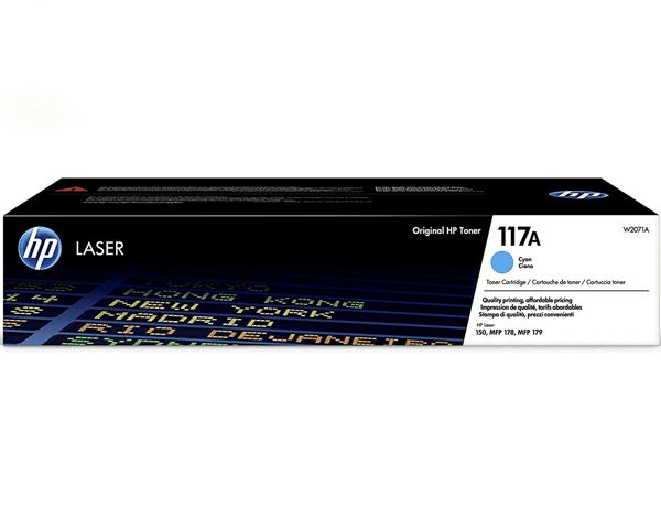 TONER HP LASERJET 117A CYAN W2071A