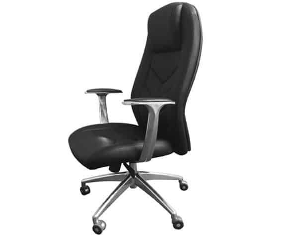 FAUTEUIL DOSSIER HAUT PU 8855H MARRON 58*35*61