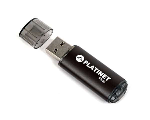 CLE USB 16GB PENDRIVE PLATINET USB 2.0 PMFE16B NOIR