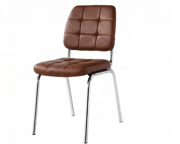 CHAISE VISITEUR PU B-33 MARRON