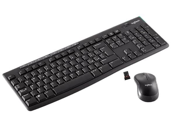 CLAVIER QWERTY+SOURIS SANS FIL LOGITECH MK270