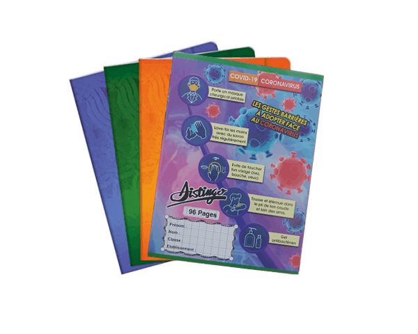 CAHIER 100 PAGES DISTINGO 17X22