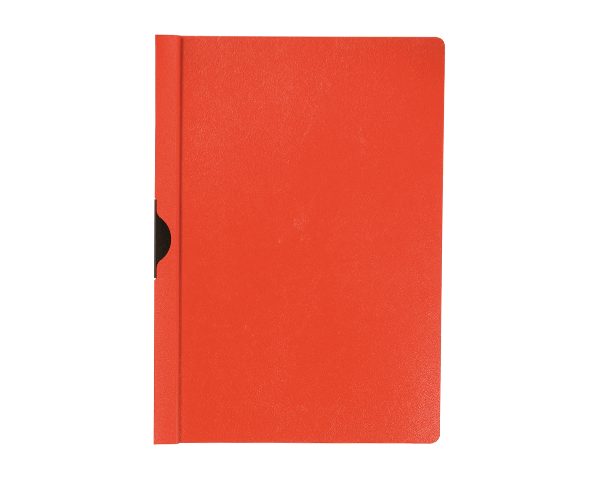 CHEMISE DE PRESENTATION A4 TRANSPARENT KF00461 COUVERTURE ROUGE