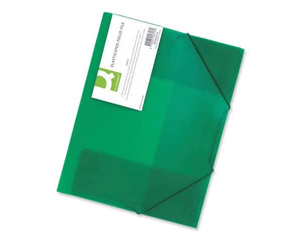 CHEMISE 3 RABATS PLASTIQUE TRANSPARENT VERT KF02313 400 micron