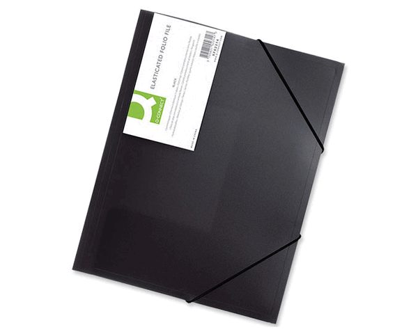 CHEMISE 3 RABATS PLASTIQUE TRANSPARENT NOIR KF02314 400 micron