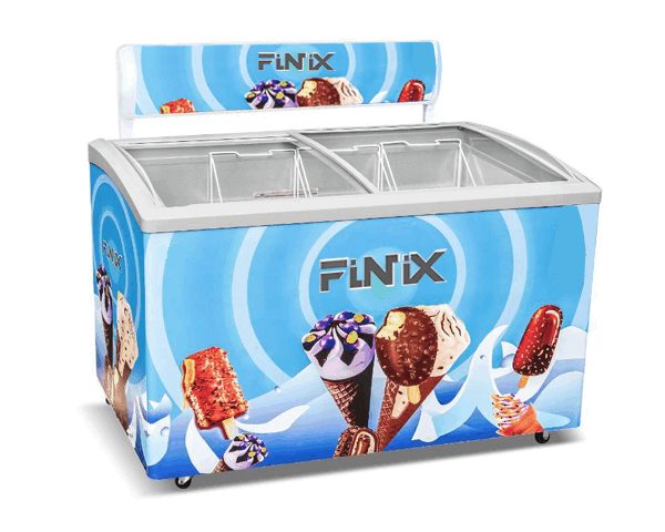 CONGELATEUR HORIZONTAL VITRINE 500L FINIX SC/SD(W)-396 1234X65