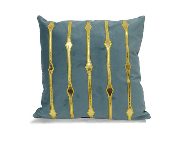 COUSSIN 46X46 VERT CLAIRE DOREE