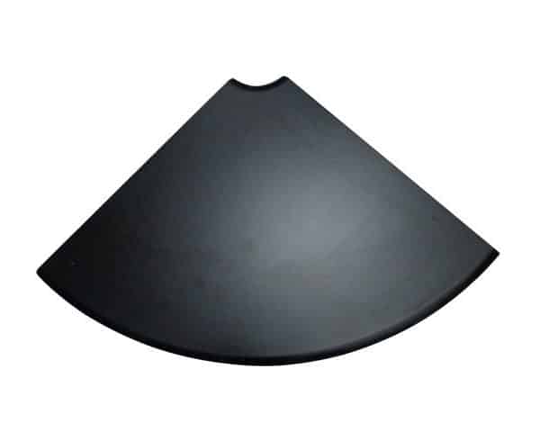 COIN DE TABLE RONDE RCNT90-750 ( 750X750X25 ) COULEUR NOIRE