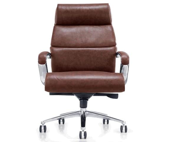 FAUTEUIL PRESIDENT PU YS1102A MARRON C54 680*740*1200