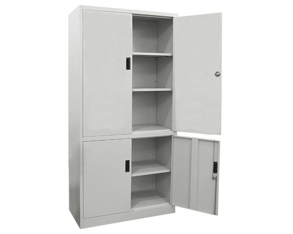 ARMOIRE METAL HAUT 4P KD-035 GRIS 1850X900X400 TOLE 0.6