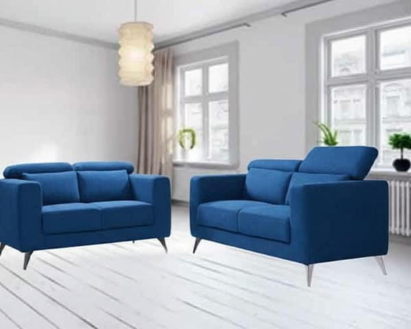 SALON TISSU 6 PLACES CANDY COULEUR MONIQUE 08 COBALT BLUE