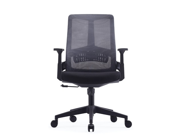 FAUTEUIL SECRETAIRE EN MAILLE 651BB NOIR