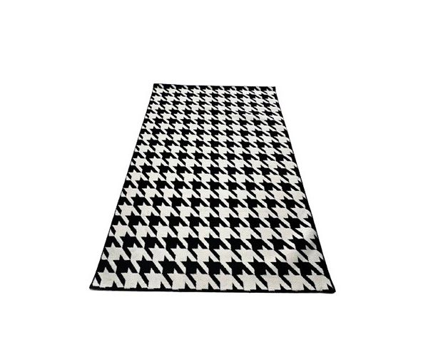 MOQUETTE 04 160X230 COULEUR NOIR/BLANC