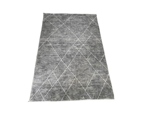 MOQUETTE ME 04 160X230 COULEUR GRIS/BLANC