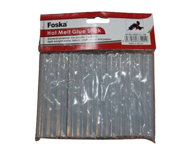 RECHARGE PISTOLET A COLLE ELECTRIQUE FOSKA JB2011C-100 PQT DE 12PCS