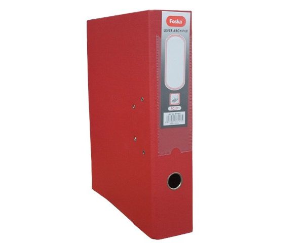 CLASSEUR LEV PVC A4 FC SIZE ROUGE W9401