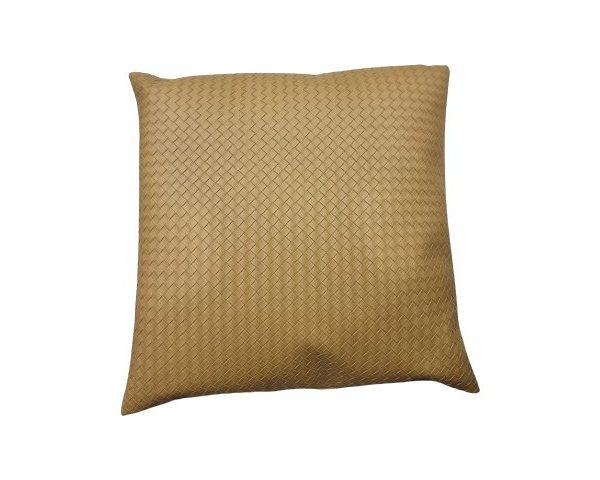 COUSSIN 43X43 REF 01 COULEUR UNIQUE JAUNE MOUTARDE