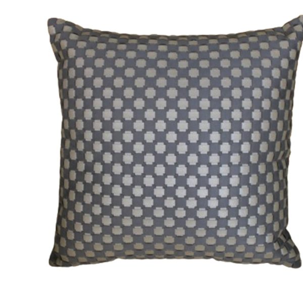 COUSSIN 43X43 REF 011 HG COULEUR BLEU BEIGE