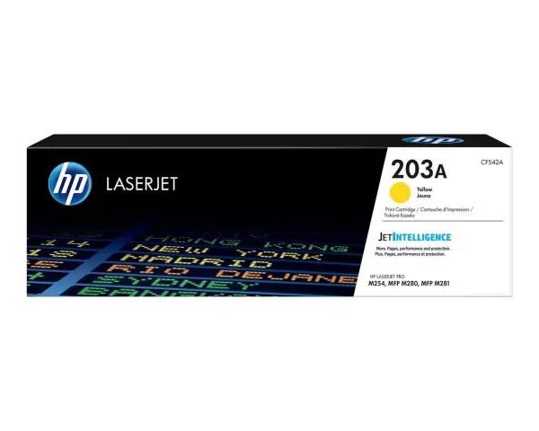 TONER HP 203 A H YELLOW CF 542 A