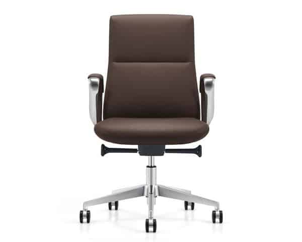 FAUTEUIL DOSSIER BAS PU YS1812B C54 MARRON