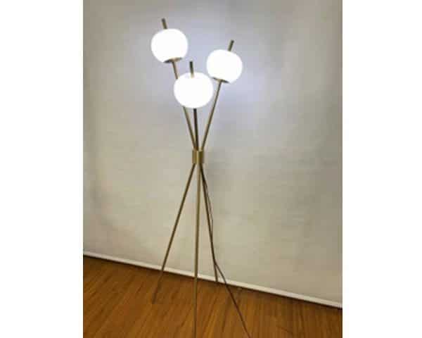 LAMPE ABAJOUR DE DECORATION REF H16 HAUTEUR 1600 CLR BEIGE/DOREE