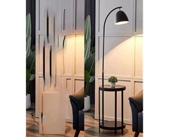 LAMPE ABAJOUR DE DECORATION REF 416 HAUTEUR 1600 CLR NOIR