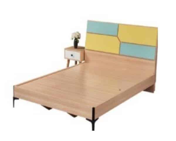 CHAMBRE A COUCHER ENFANT 120X200 A81203 3 PTS BATES CLR 03 JAUNE/BLAN